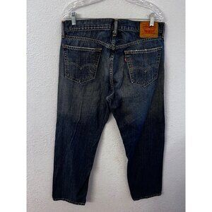Levis 559 Mens Relaxed Fit Straight Jeans W36 L32 Dark Wash Denim